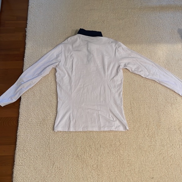 State & Liberty Long Sleeve Button Up White/Navy - Size Large - Picture 3 of 3